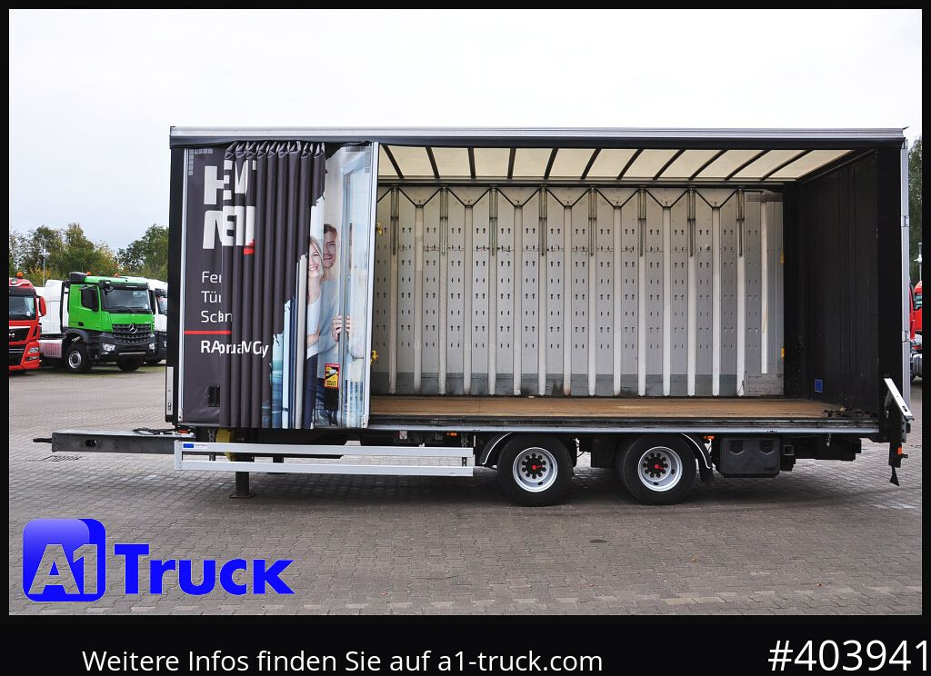 Remolque con toldo ORTEN AG 18T Getränke Jumbo Stapler, verzinkt,