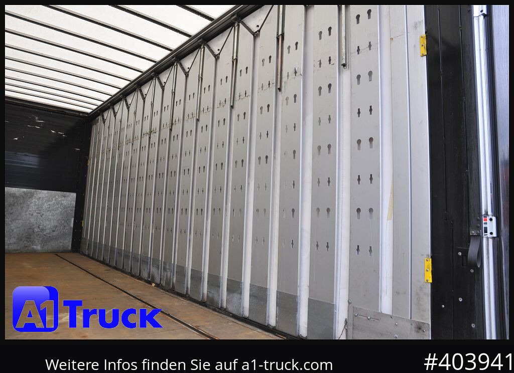 Remolque con toldo ORTEN AG 18T Getränke Jumbo Stapler, verzinkt,