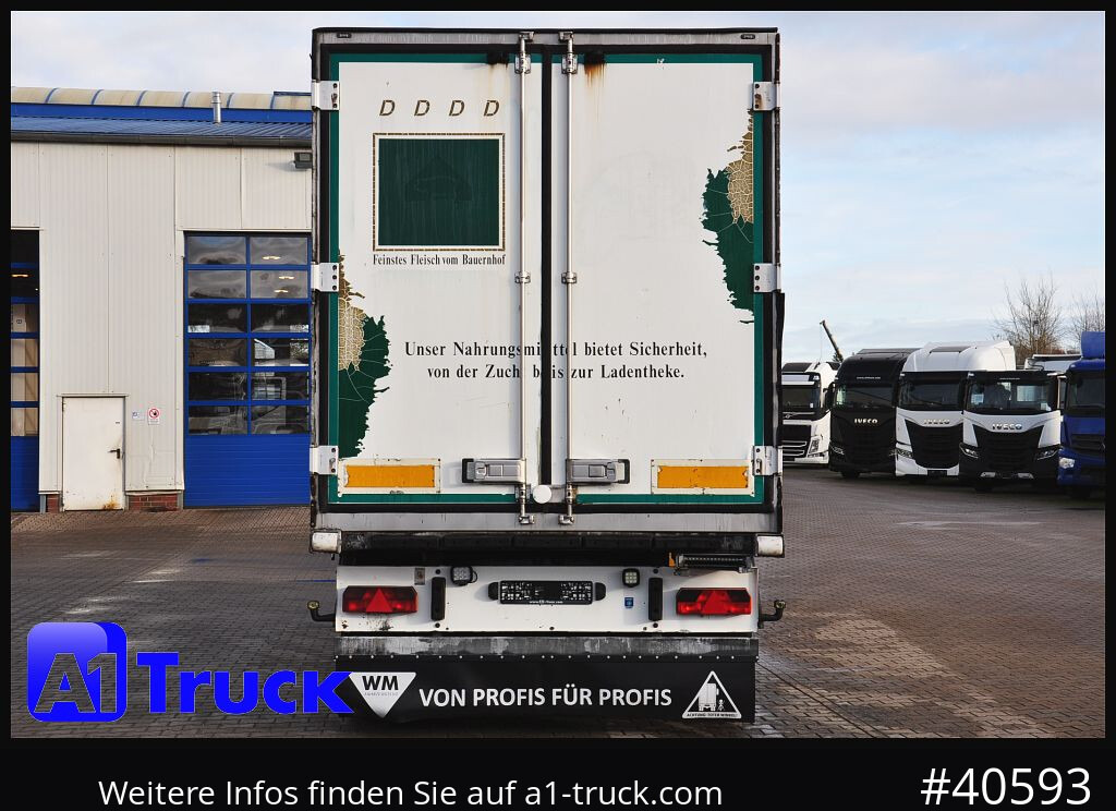 Remolque frigorífico SCHMITZ Achwege & Tönjes, Rohrbahn, Fleisch, verzinkt