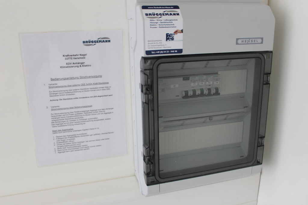 Remolque frigorífico andere Meyer Mitsubishi Aggregat  Strom  LBW  S.Tür