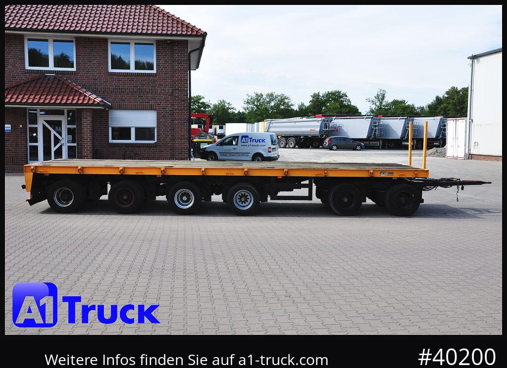 Remolque góndola rebajadas GOLDHOFER 6achs Plattform, Ballast, 60to., Schwerlast,