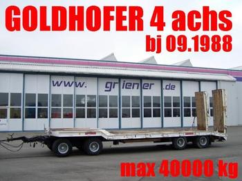 Goldhofer TU4 2 x 2 31/80 BLATT / HYDR. RAMPEN 40 TO. max - Remolque góndola rebajadas