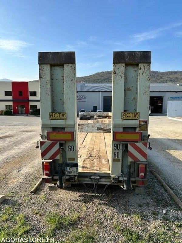 Remolque góndola rebajadas PORTE ENGINS ACTM CU23T - 2012