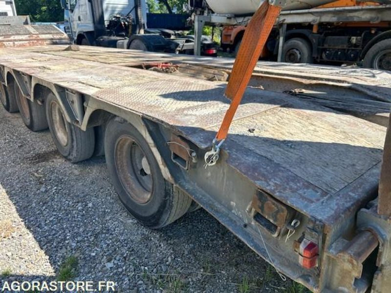 Remolque góndola rebajadas PORTE ENGINS KAISER 4 ESSIEUX 2001