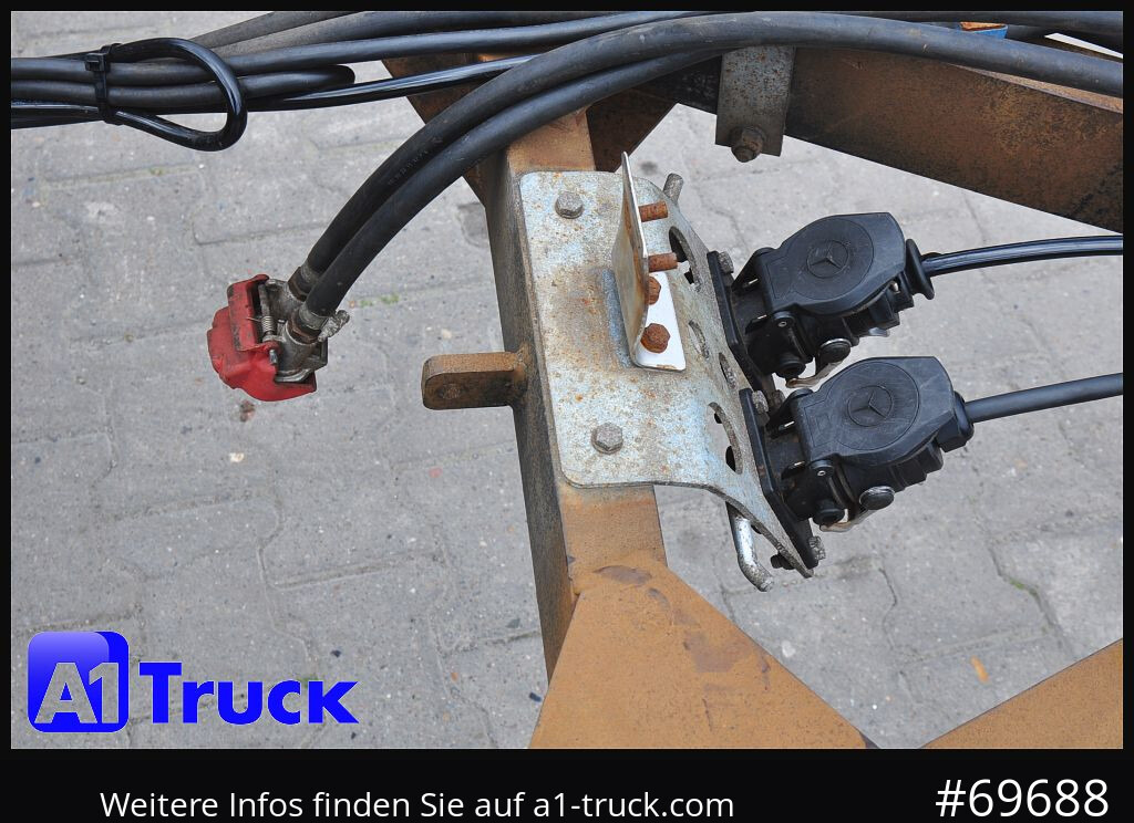 Remolque multilift/ Portacontenedores de cadenas HUEFFERMANN HMA 2424 Absetzanhänger, Safetyfix