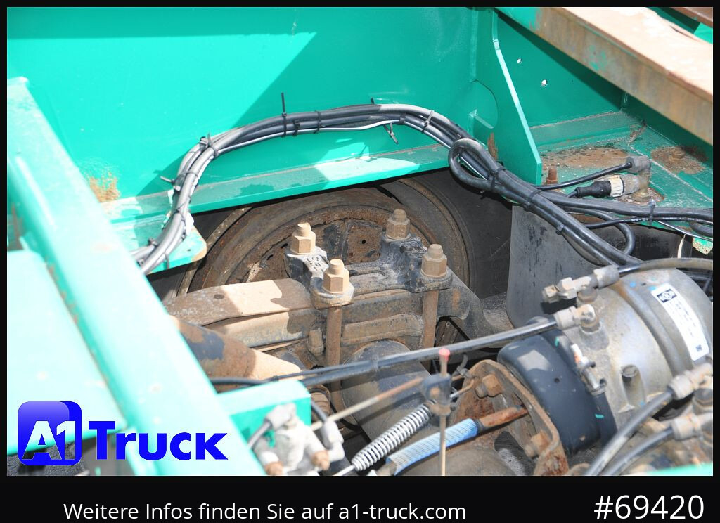 Remolque multilift/ Portacontenedores de cadenas HUEFFERMANN HSA 1870, Luft, Schlitten, SAF