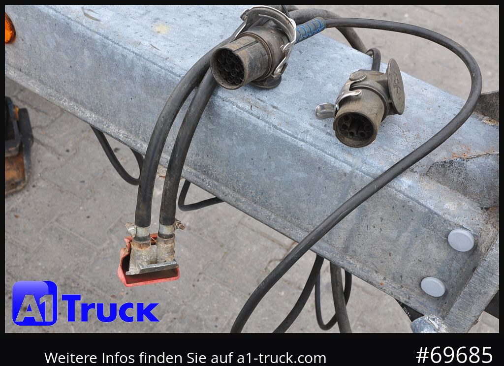 Remolque multilift/ Portacontenedores de cadenas MEILLER HKM A13, Tandem Absetzanhänger,  BPW LED