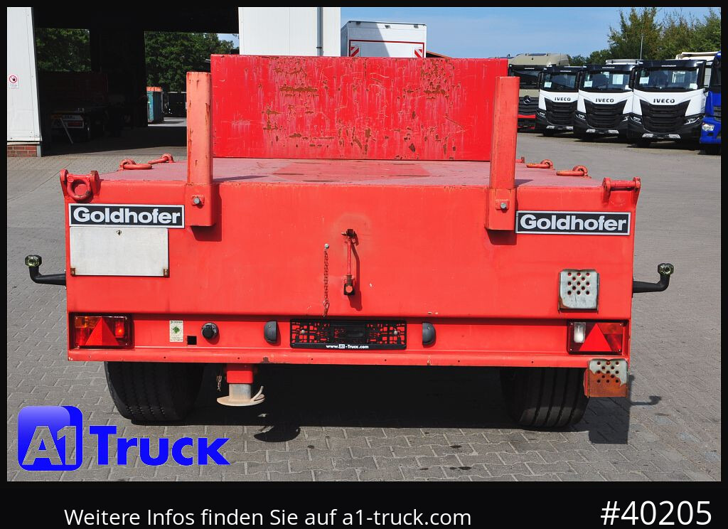 Remolque plataforma/ Caja abierta GOLDHOFER Ballast Anh. Goldhofer