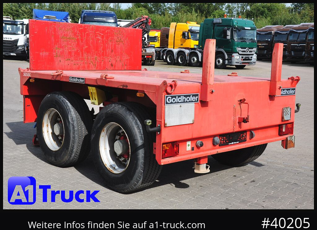 Remolque plataforma/ Caja abierta GOLDHOFER Ballast Anh. Goldhofer