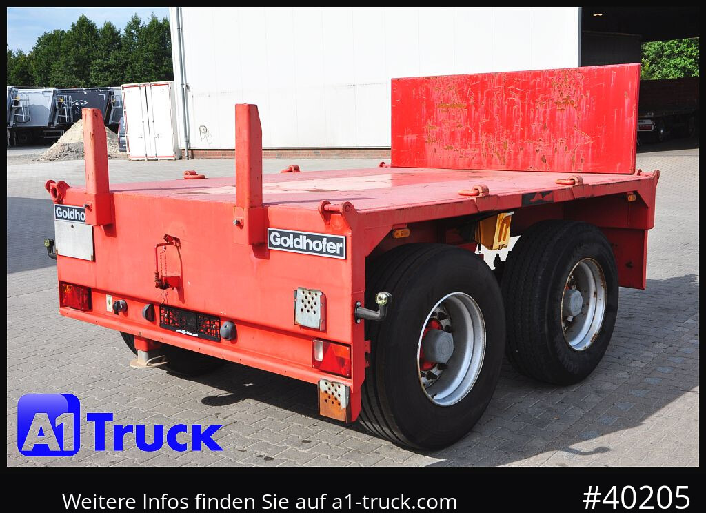 Remolque plataforma/ Caja abierta GOLDHOFER Ballast Anh. Goldhofer