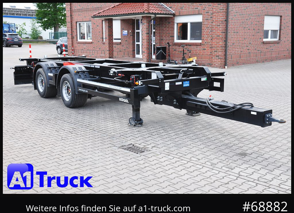 Remolque portacontenedore/ Intercambiable KOEGEL ZW 18  BDF, Midi Tandem 1120 +1320, SOFORT