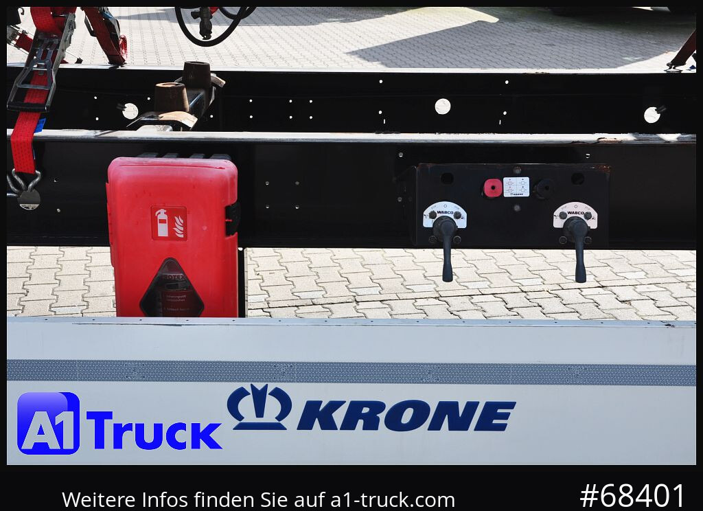 Remolque portacontenedore/ Intercambiable KRONE 3 er Paket Standard BDF, Bj  2017  SAF Achse