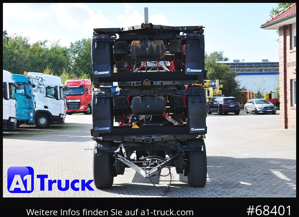 Remolque portacontenedore/ Intercambiable KRONE 3 er Paket Standard BDF, Bj  2017  SAF Achse