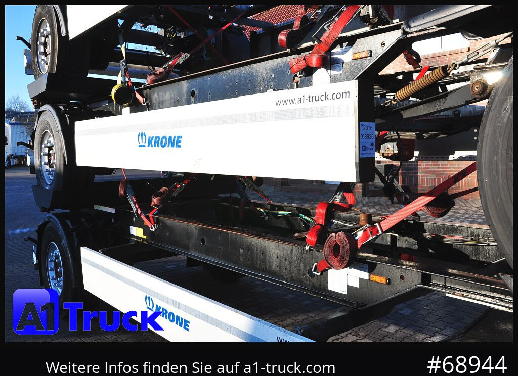 Remolque portacontenedore/ Intercambiable KRONE 3 er Paket Standard BDF, Bj  2017  SAF Achse