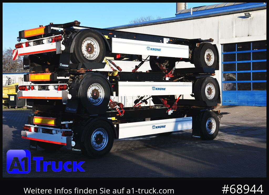 Remolque portacontenedore/ Intercambiable KRONE 3 er Paket Standard BDF, Bj  2017  SAF Achse