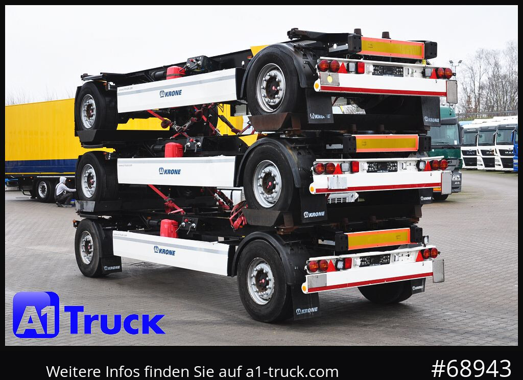 Remolque portacontenedore/ Intercambiable KRONE 3 er Paket Standard BDF, Bj  2017  SAF Achse