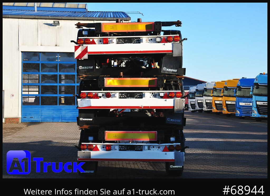 Remolque portacontenedore/ Intercambiable KRONE 3 er Paket Standard BDF, Bj  2017  SAF Achse