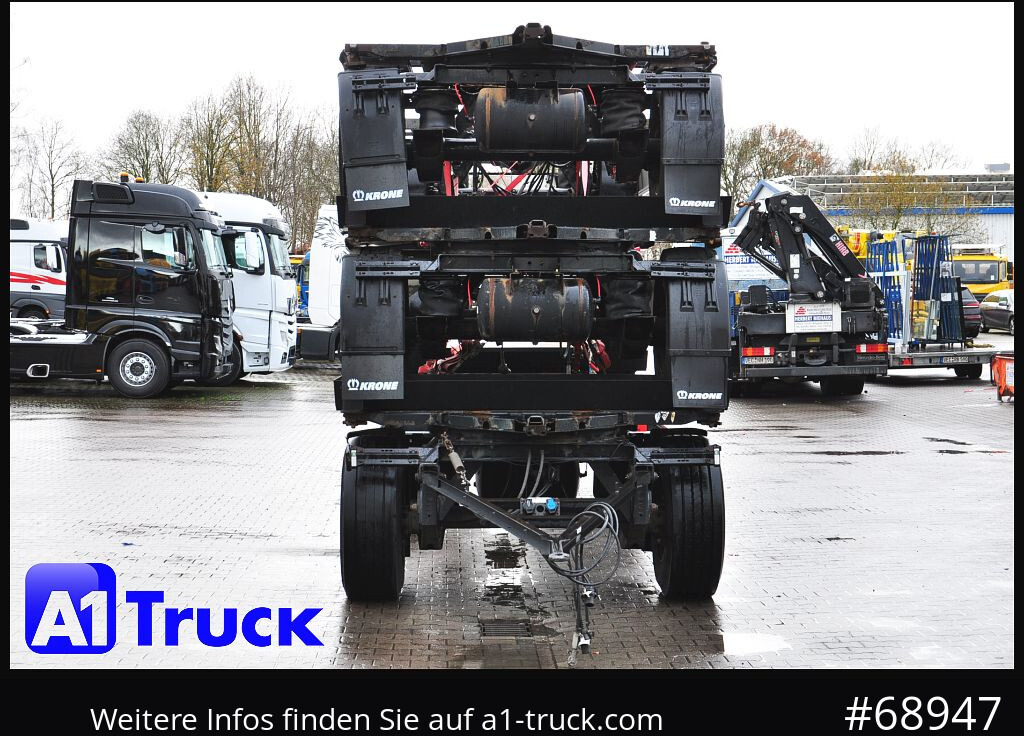 Remolque portacontenedore/ Intercambiable KRONE 3 er Paket Standard BDF, Bj  2017  SAF Achse