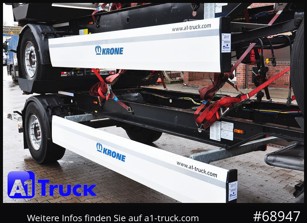 Remolque portacontenedore/ Intercambiable KRONE 3 er Paket Standard BDF, Bj  2017  SAF Achse