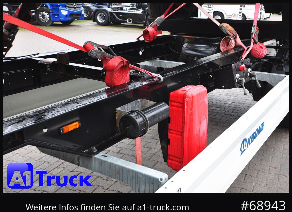 Remolque portacontenedore/ Intercambiable KRONE 3 er Paket Standard BDF, Bj  2017  SAF Achse