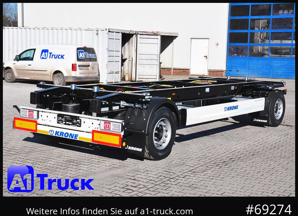 Remolque portacontenedore/ Intercambiable KRONE 5 x AZW 18, MAXI für 1120mm + 1320mm, SOFORT NEU