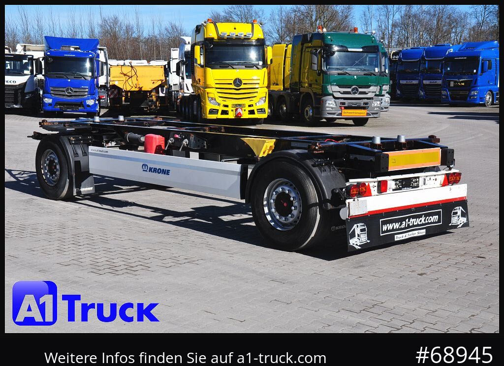 Remolque portacontenedore/ Intercambiable KRONE Standard BDF Anhänger für 7,45 WB, 1 Vorbesitzer