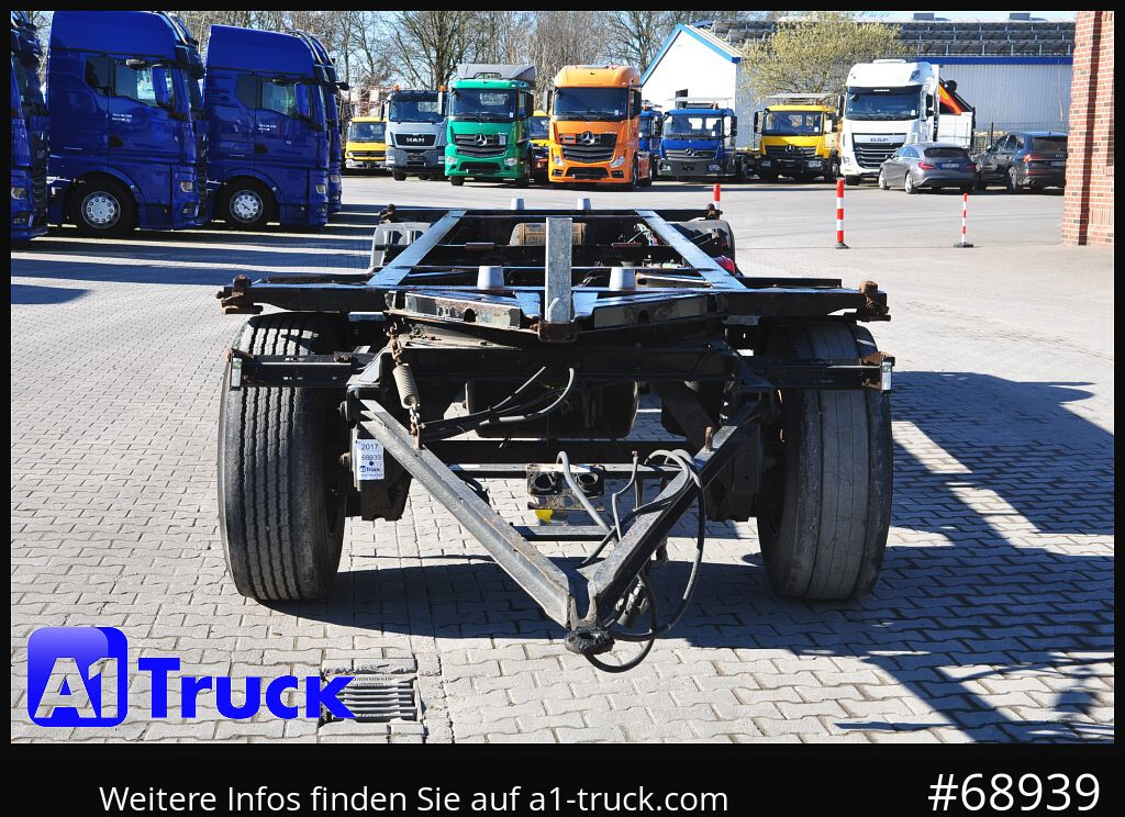 Remolque portacontenedore/ Intercambiable KRONE Standard BDF Anhänger für 7,45 WB, 1 Vorbesitzer