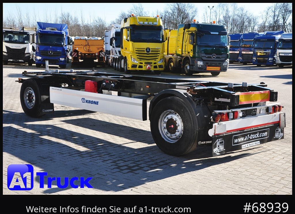 Remolque portacontenedore/ Intercambiable KRONE Standard BDF Anhänger für 7,45 WB, 1 Vorbesitzer