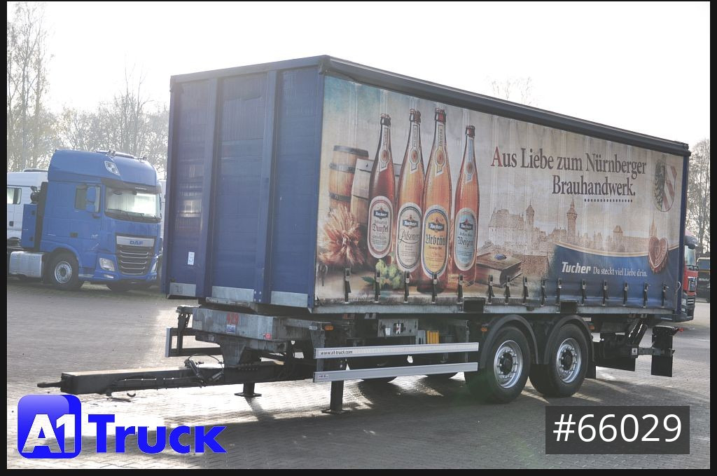 Remolque transporte de bebidas ORTEN ZWA 18, LBW 2500kg, verzinkt, WB Getränkeaufbau