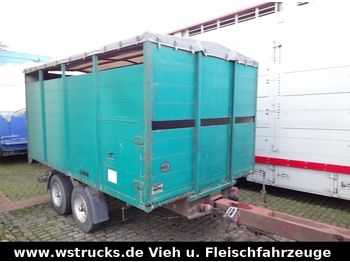 Hoffmann Menk Einstock Tandem  - Remolque transporte de ganado