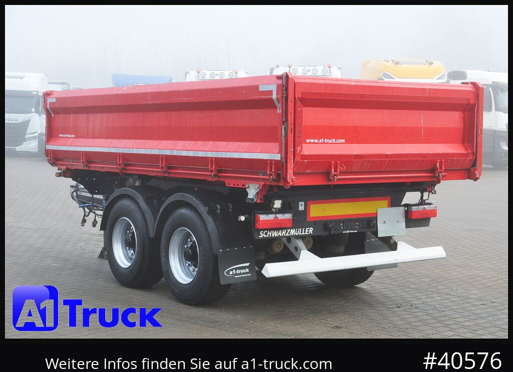 Remolque volquete SCHWARZMUELLER 3 Seitenkipper-Tandem, 11m³, M-Serie