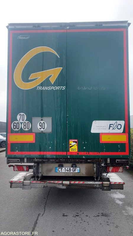 Remolque SEMI TROUILLET 3ESS PLSC HAYON - 2013 - CY-148-GF