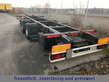 Remolque portacontenedore/ Intercambiable Schmitz Cargobull GOTHA ZWF 18 * BDF * TANDEM * SAF-ACHSEN *: foto 1