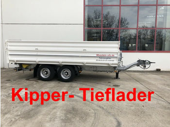 Remolque volquete nuevo TDS 11 Schwebheim Tandem Kipper Tieflader mit Bo: foto 1