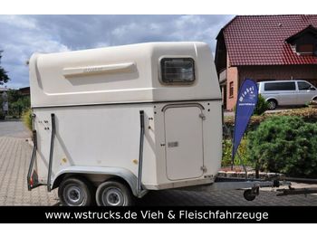 Transporte de ganado remolque Blomert 1 Pferd mit Frontausstieg