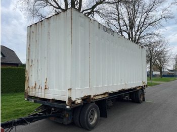 Van Hool Container chassie met laadbak - Remolque portacontenedore/ Intercambiable: foto 1