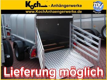 Remolque transporte de ganado para transporte de equipos pesados nuevo Viehanhänger 121x221cm Höhe:113cm 750kg: foto 1