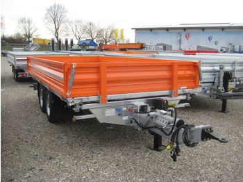 Volquete remolque Humbaur Dreiseitenkipper HTK 10 50 24 DURCHLADER / SMB