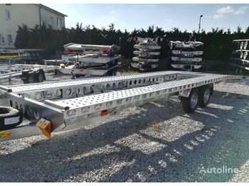 Remolque portavehículos para transporte de equipos pesados Wiola Przyczepa/laweta na 2 auta L35G80 alu 2 osie: foto 1