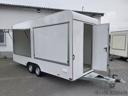 Remolque venta ambulante nuevo trailershop Retro 2 Verkaufsklappen 230Volt Innenlicht 520cm: foto 7