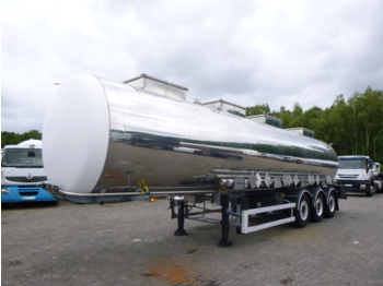 Semirremolque cisterna para transporte de substancias químicas BSLT Chemical tank inox 33m3 / 4 comp: foto 1