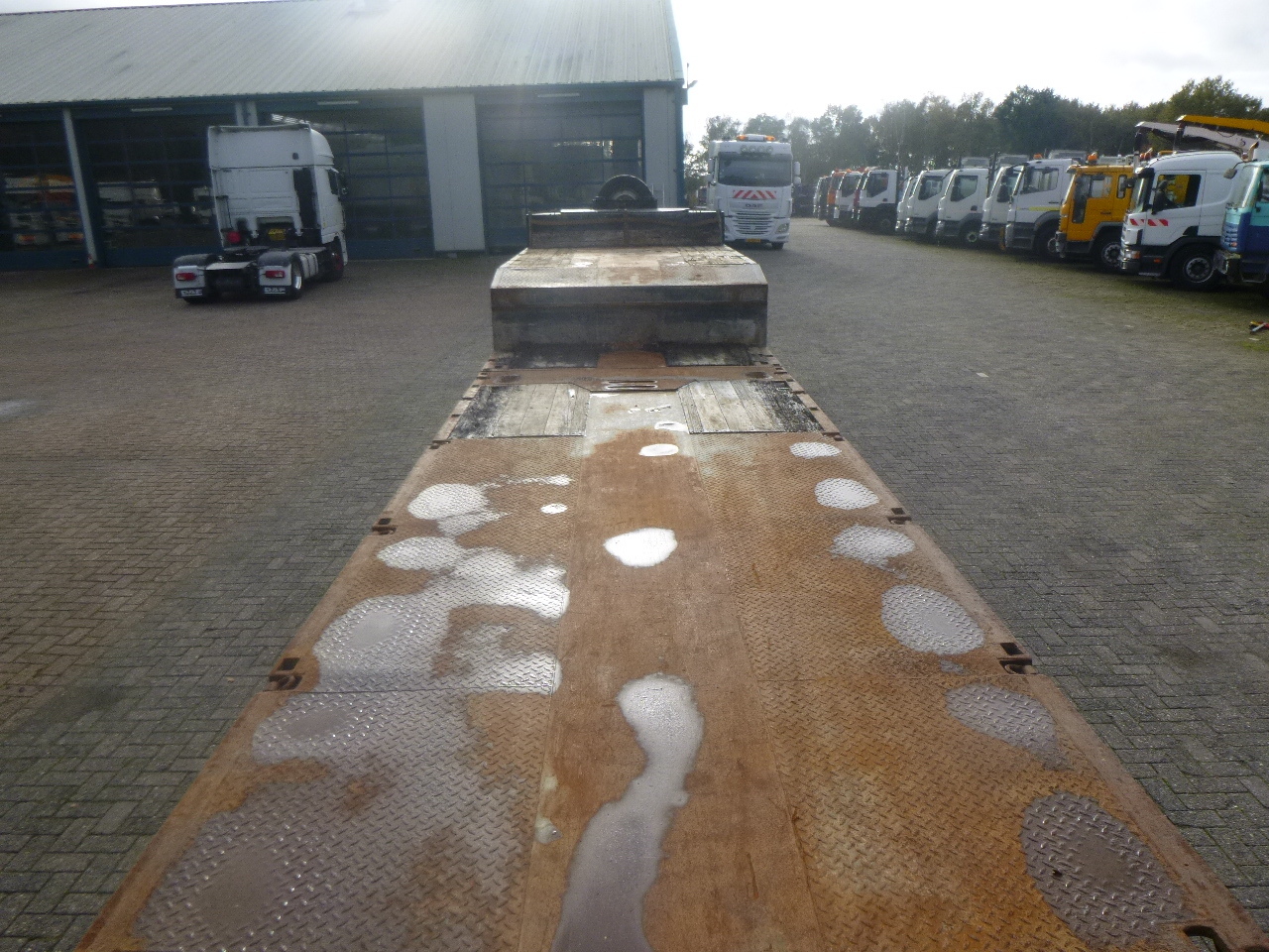 Semirremolque góndola rebajadas Broshuis 4-axle semi-lowbed trailer 71t + ramps + extendable: foto 13