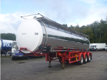 Semirremolque cisterna para transporte de substancias químicas Crane Fruehauf Chemical tank inox 30 m3 / 1 comp: foto 1
