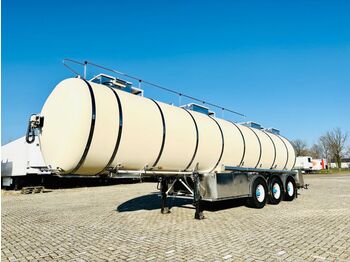 Semirremolque cisterna para transporte de alimentos Feldbinder Inox 33.000ltr-3k-Pressure+WEbasto TOP: foto 1