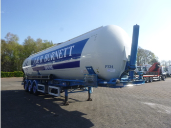 Semirremolque cisterna para transporte de harina Feldbinder Powder tank alu 60 m3 / Compressor diesel engine.: foto 2