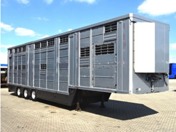 Semirremolque transporte de ganado Finkl SAV 35/ 3 Stock !!! / LENKACHSE/Hubdach: foto 1