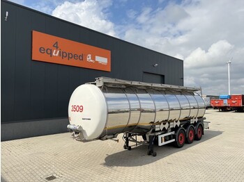 Semirremolque cisterna Indox TOP, 37.500L/3-COMP, ADR, compleet nieuw assenstel (2021), Hydro: 2024, 2x liftas, L4BH, NL-trailer, APK/ADR: 03/2023: foto 1