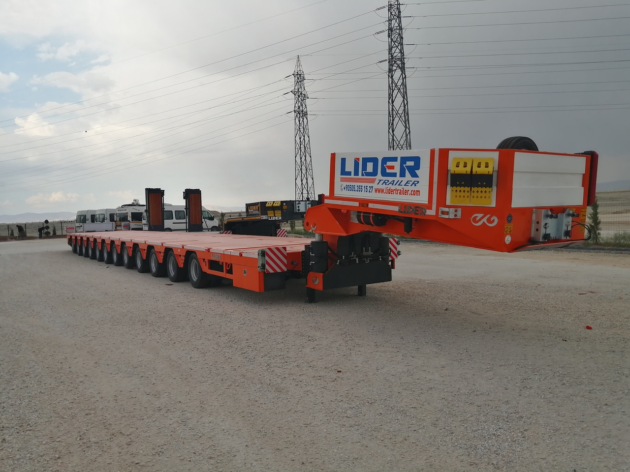 Semirremolque góndola rebajadas para transporte de equipos pesados nuevo LIDER LIDER NEW 2024 MODEL Lowbed: foto 2