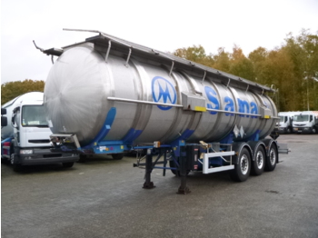 Semirremolque cisterna para transporte de substancias químicas Magyar Chemical tank inox 30 m3 / 1 comp: foto 1