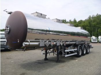 Semirremolque cisterna para transporte de substancias químicas Magyar Chemical tank inox 33.6 m3 / 4 comp: foto 1